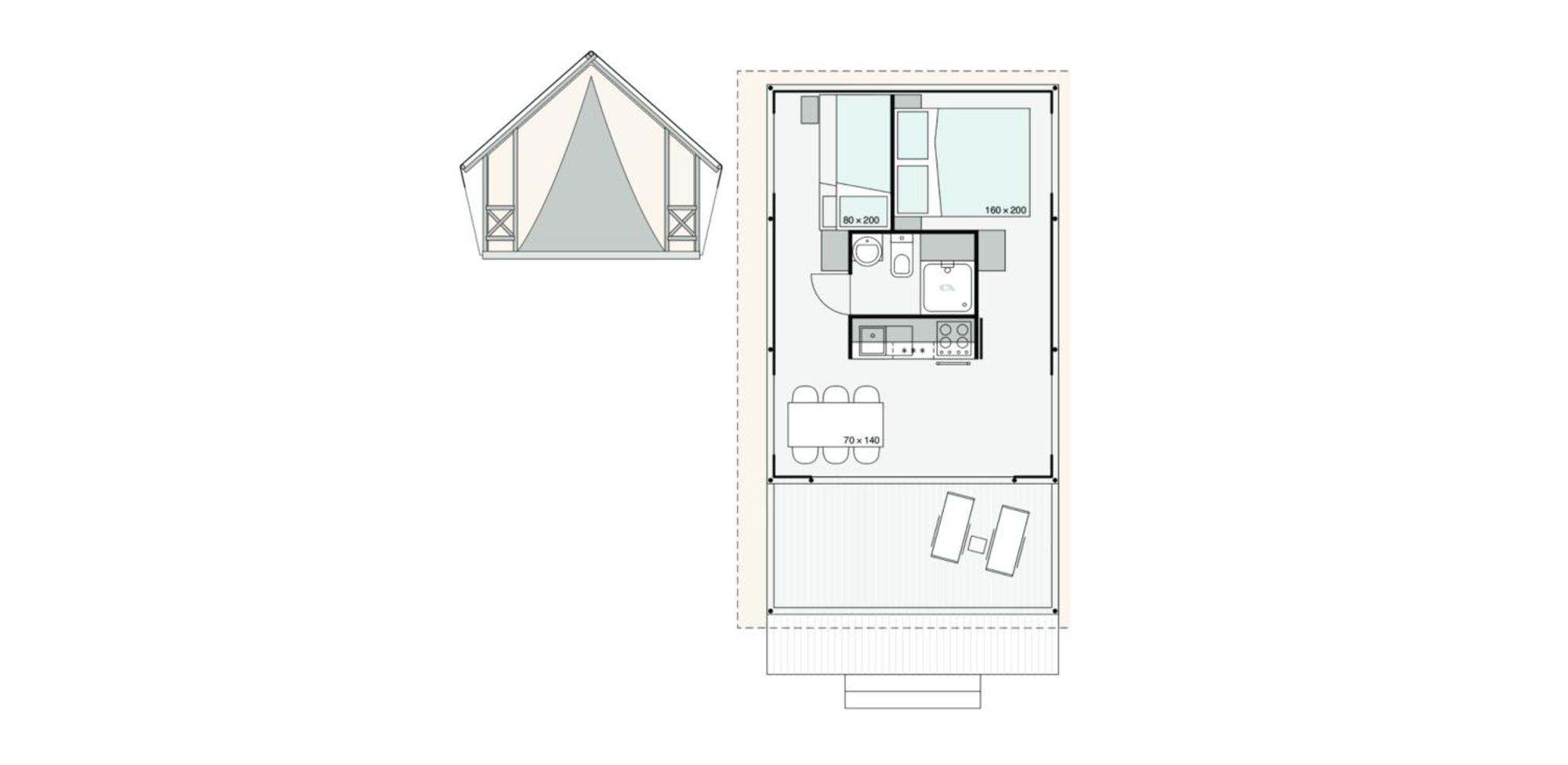Camp Dole Zivogosce - Mobile Home And Glamping Tent 外观 照片